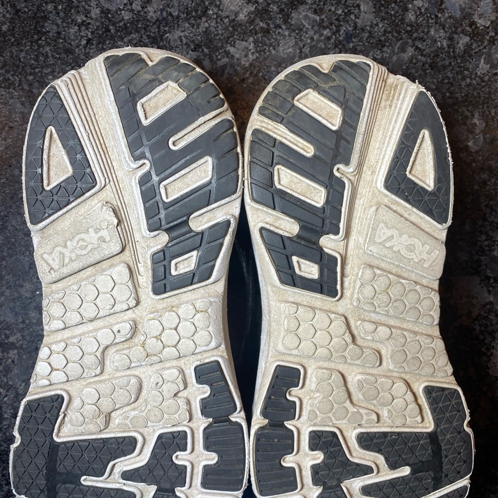 HOKA ONE ONE M Bondi 5 Gray Neutral Running Shoes Men's US 13 Athletic Sports - Picture 3 of 12